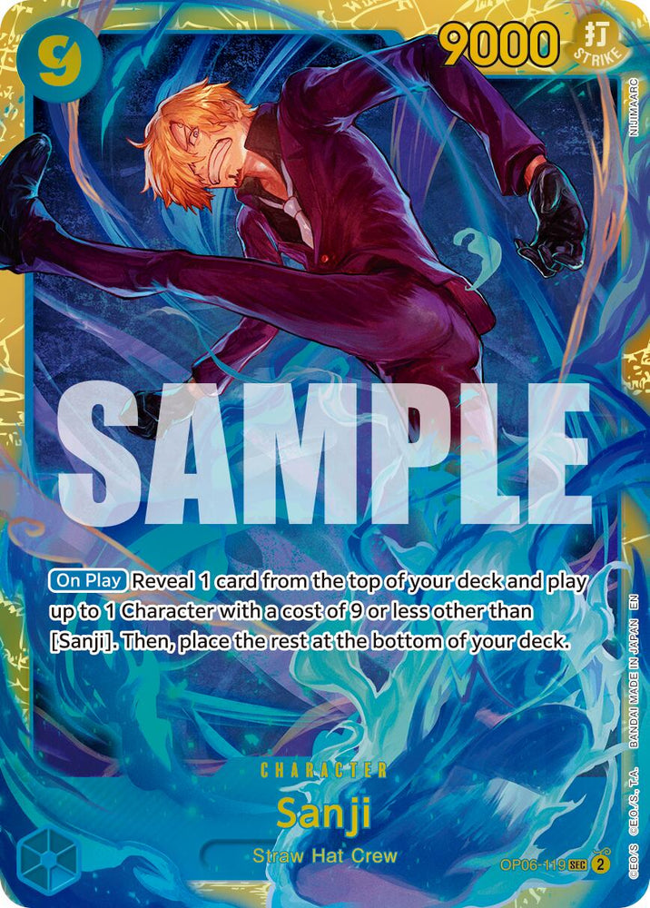 Sanji (OP06-119) (Reprint) [Premium Booster -The Best- Vol. 2] 