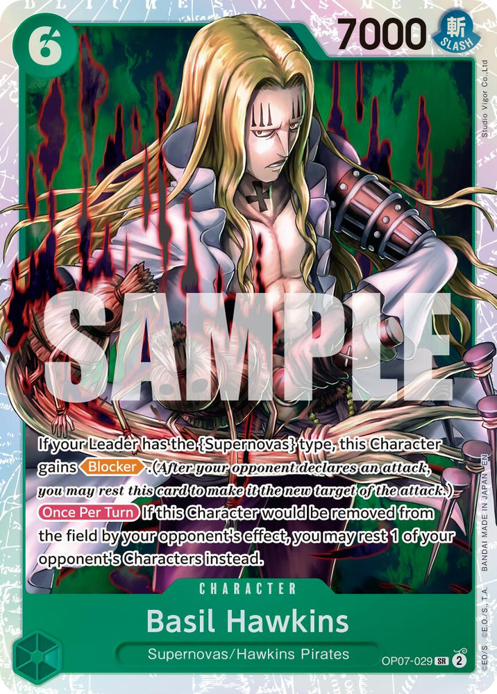 Basil Hawkins (OP07-029) (Reprint) [Premium Booster -The Best- Vol. 2] 