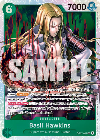 Basil Hawkins (OP07-029) (Reprint) [Premium Booster -The Best- Vol. 2] 