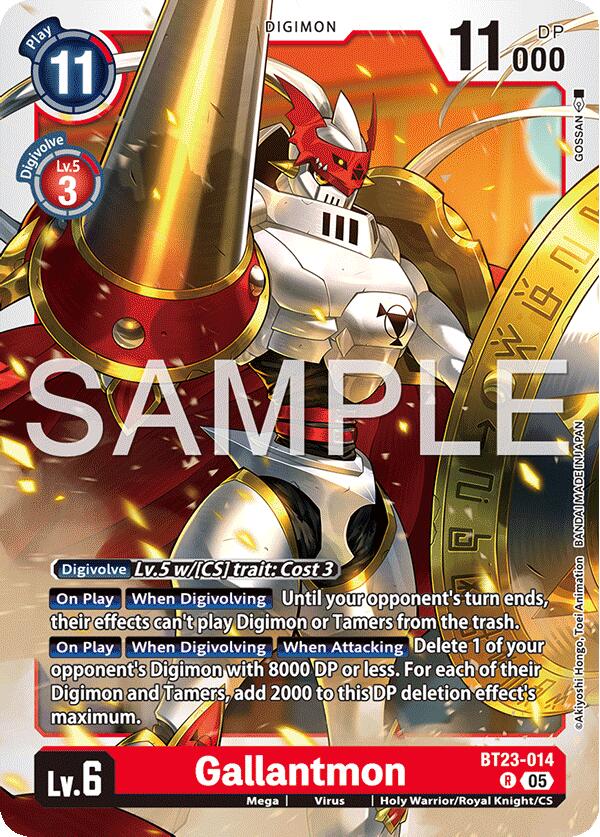 Gallantmon [BT23-014] [Hackers' Slumber] 