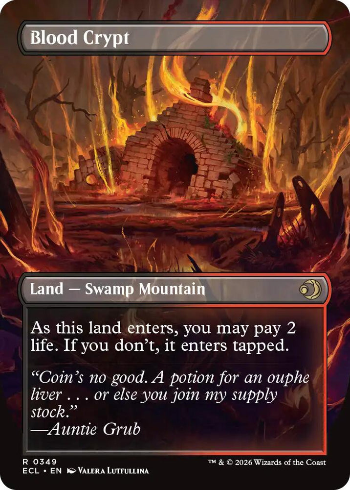 Blood Crypt (Borderless) [Lorwyn Eclipsed] 
