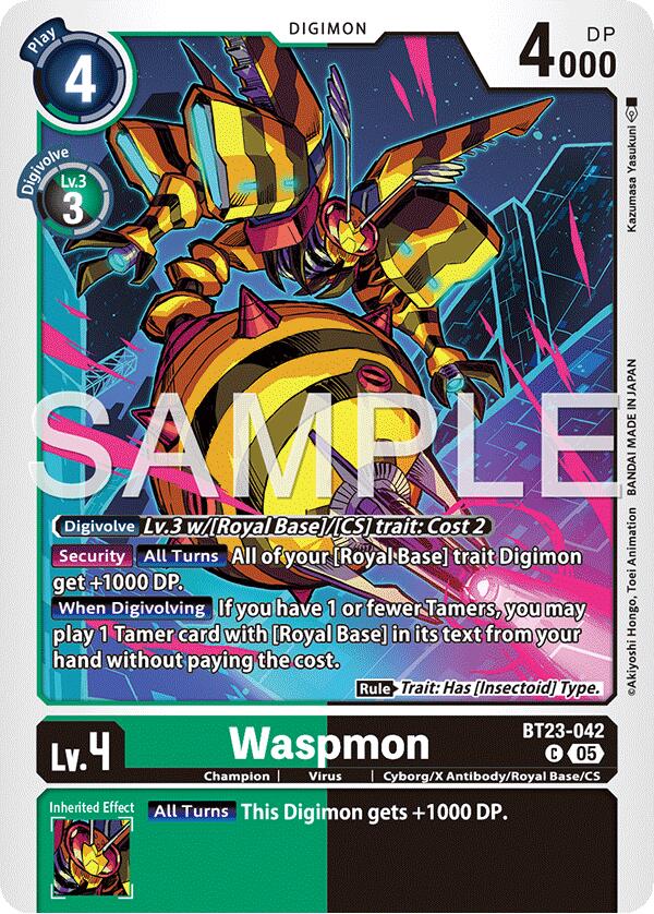 Waspmon [BT23-042] [Hackers' Slumber] 