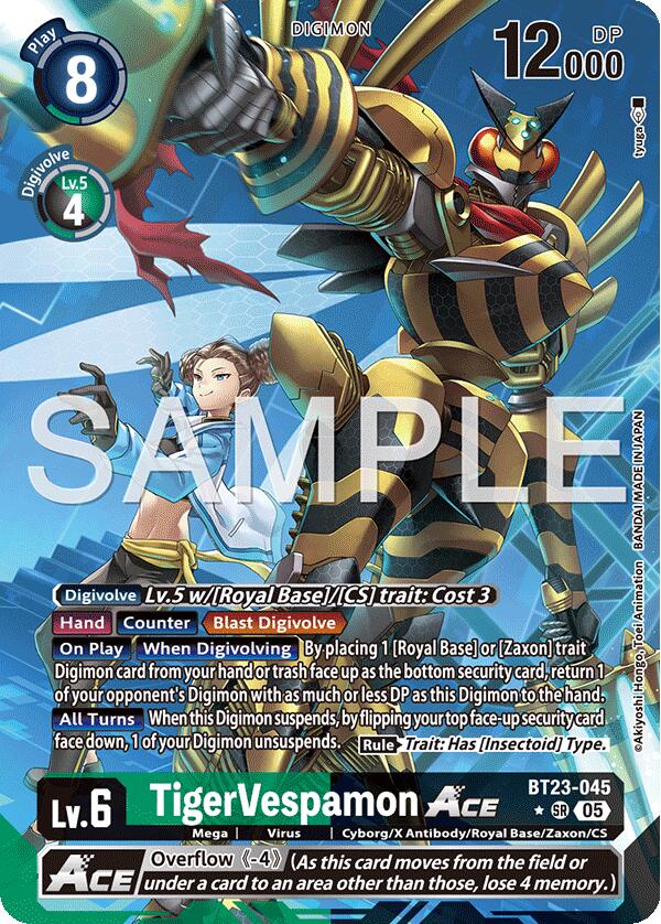 TigerVespamon ACE [BT23-045] (Alternate Art) [Hackers' Slumber] 