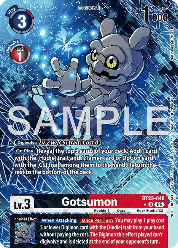 Gotsumon [BT23-048] (Alternate Art) [Hackers' Slumber] 