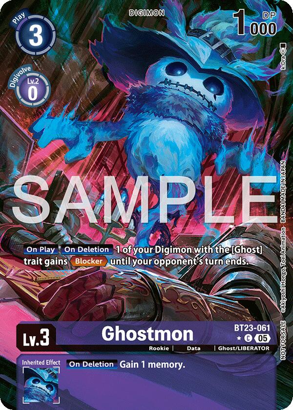 Ghostmon [BT23-061] (Hacker's Slumber Box Promotion Pack) [Hackers' Slumber] 