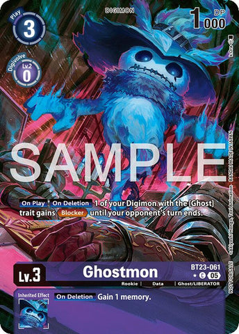 Ghostmon [BT23-061] (Hacker's Slumber Box Promotion Pack) [Hackers' Slumber] 