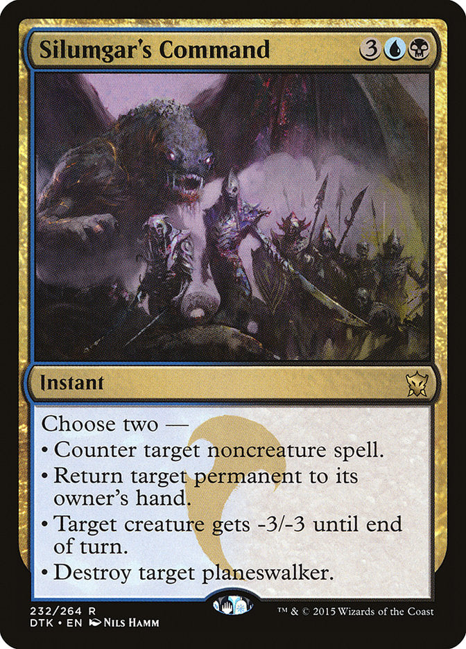 Silumgar's Command [Dragons of Tarkir] 