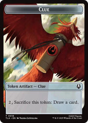 Ally (0008) // Clue (0016) Double-Sided Token [Avatar: The Last Airbender Tokens]