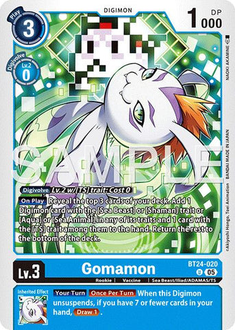 Gomamon [BT24-020] [Time Stranger]
