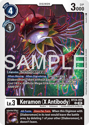 Keramon [BT24-052] (X Antibody) [Time Stranger]