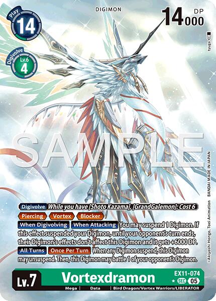 Vortexdramon [EX11-074] (Alternate Art) [Dawn of Liberator]