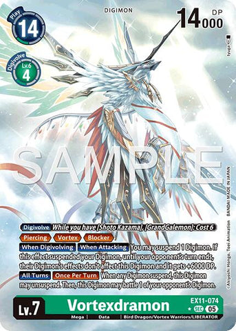 Vortexdramon [EX11-074] (Alternate Art) [Dawn of Liberator]