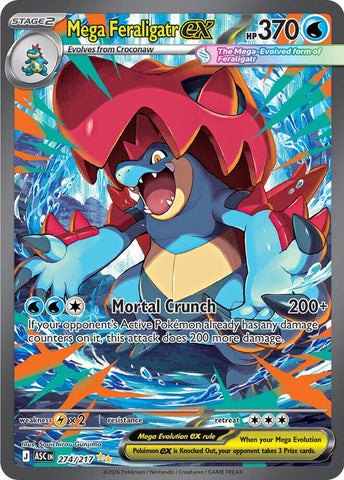 Mega Feraligatr ex (274/217) [Mega Evolution: Ascended Heroes]