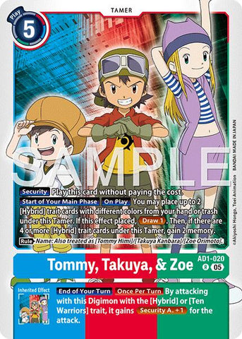 Tommy, Takuya, & Zoe