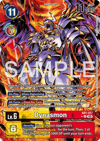 Dynasmon [AD1-017] (Alternate Art) [Advanced Booster Digimon Generation]