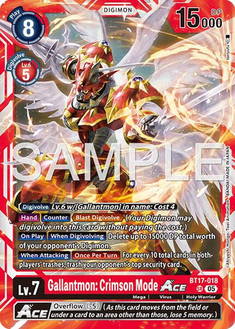 Gallantmon: Crimson Mode ACE (Reprint)