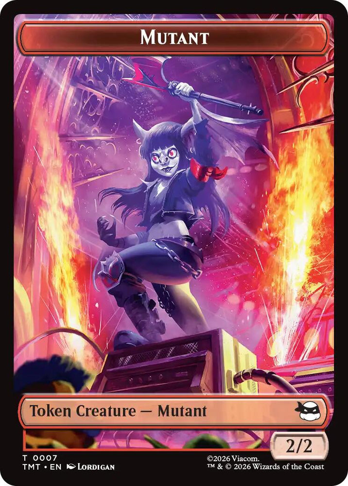 Mutant // Mutagen Double-Sided Token [Teenage Mutant Ninja Turtles Tokens]