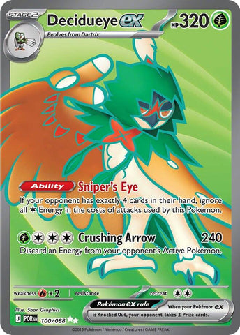 Decidueye ex - 100/088