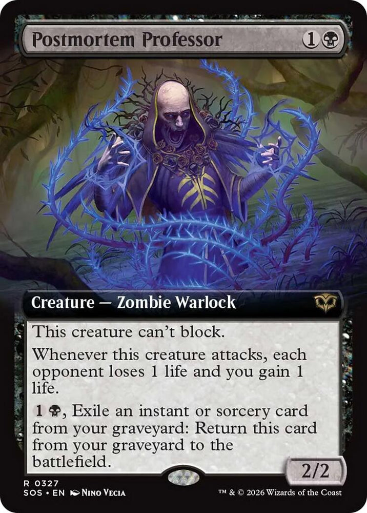 Postmortem Professor (Extended Art)