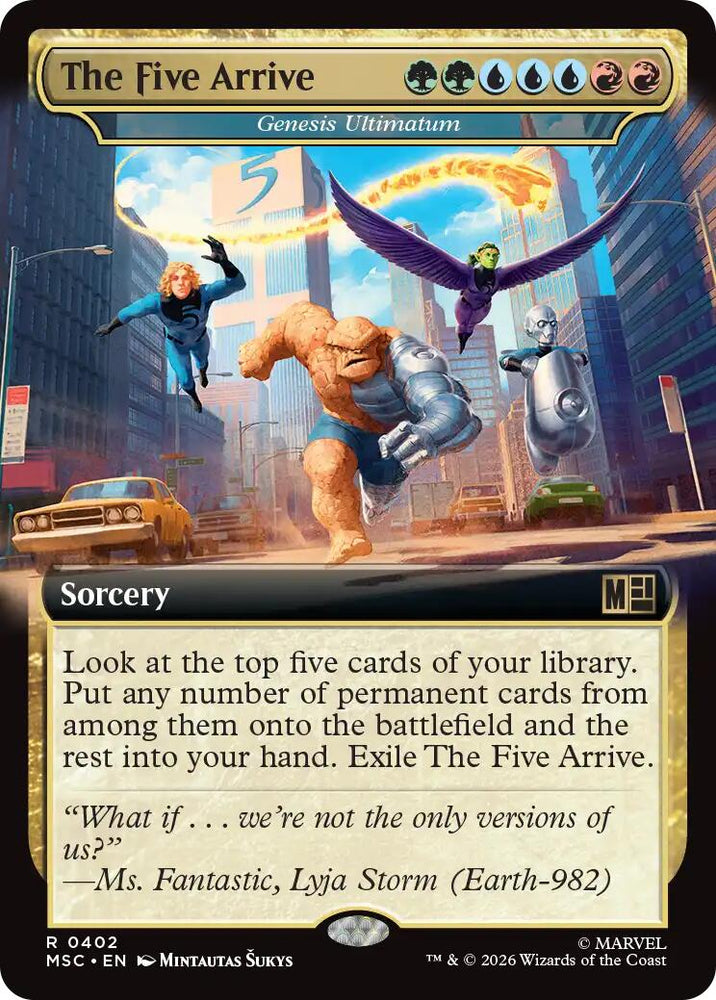 The Five Arrive - Genesis Ultimatum (Extended Art)