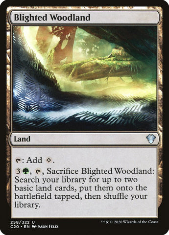 Blighted Woodland [Commander 2020] 