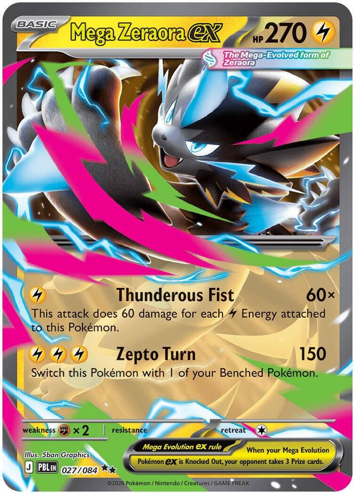 Mega Zeraora ex - 027/084