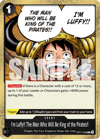 I'm Luffy!! The Man Who Will Be King of the Pirates!! [The World's Strongest Warriors]