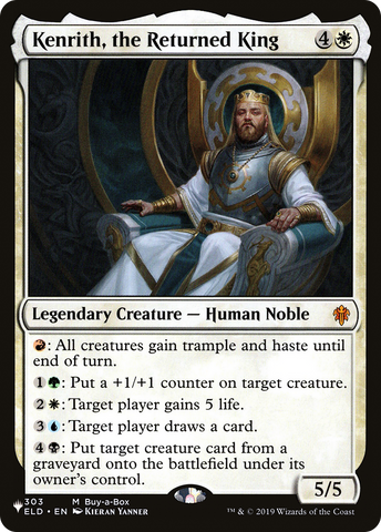 Kenrith, the Returned King [The List] 