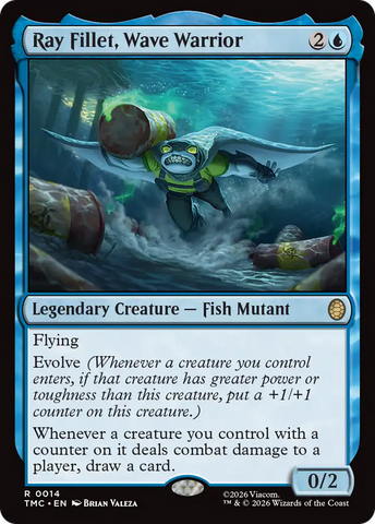 Ray Fillet, Wave Warrior [Teenage Mutant Ninja Turtles Commander]
