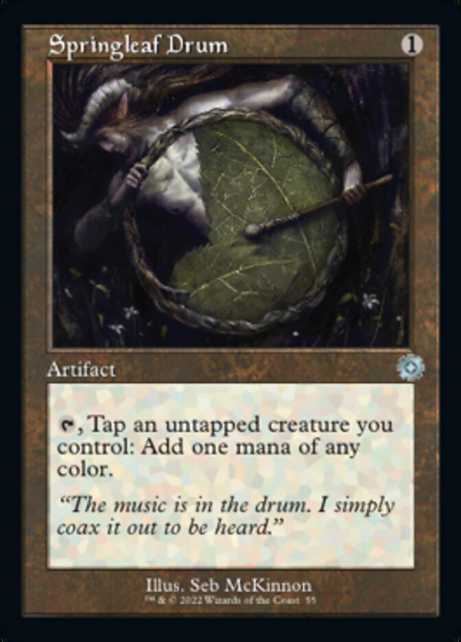 Springleaf Drum (Retro) [The Brothers' War Retro Artifacts] 