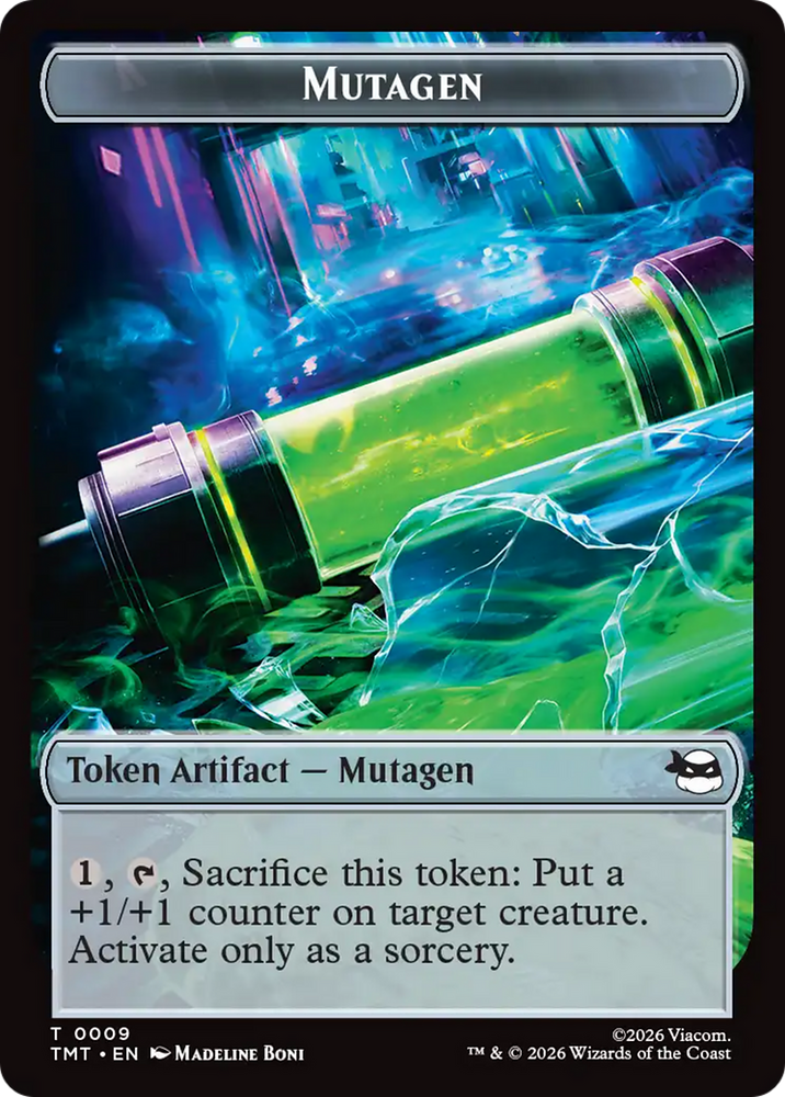Mutant // Mutagen Double-Sided Token [Teenage Mutant Ninja Turtles Tokens]