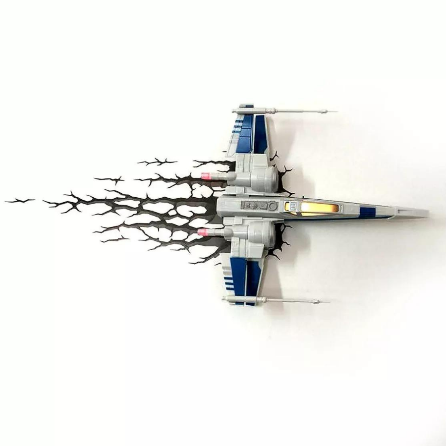 Lámpara Deco Light Mural 3D X-Wing Star Wars
