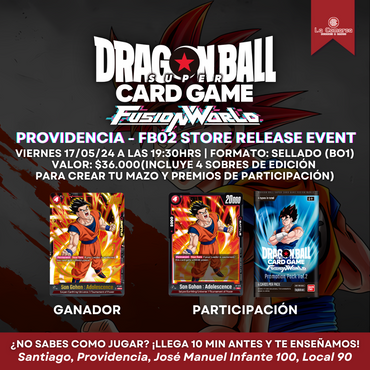 (Providencia) DRAGON BALL FUSION WORLD FB02 Store Release Event  ticket