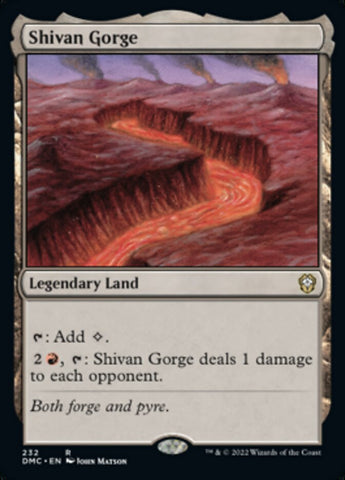 Shivan Gorge [Dominaria United Commander] 