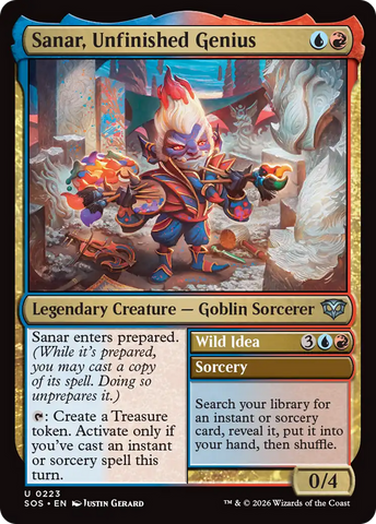 Sanar, Unfinished Genius [Secrets of Strixhaven]