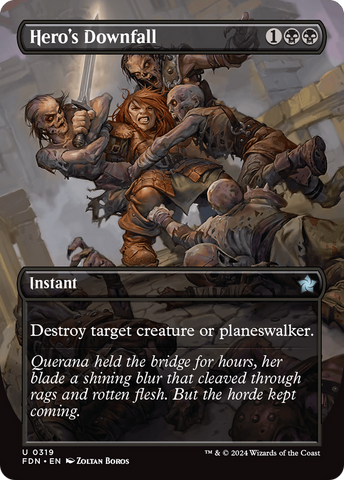 Hero's Downfall (Borderless) [Foundations] 