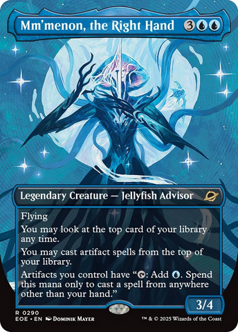 Mm'menon, the Right Hand (Borderless) [Edge of Eternities] 