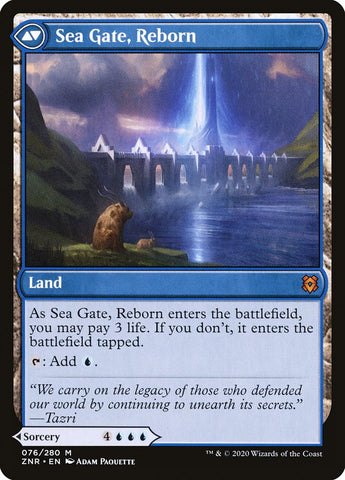Sea Gate Restoration // Sea Gate, Reborn [Zendikar Rising] 