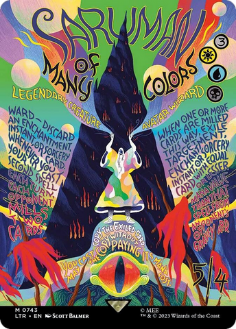 Saruman of Many Colors (Borderless Poster) [The Lord of the Rings: Tales of Middle-Earth] 