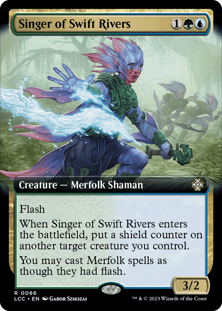 Singer of Swift Rivers (Extended Art) [The Lost Caverns of Ixalan Commander] 