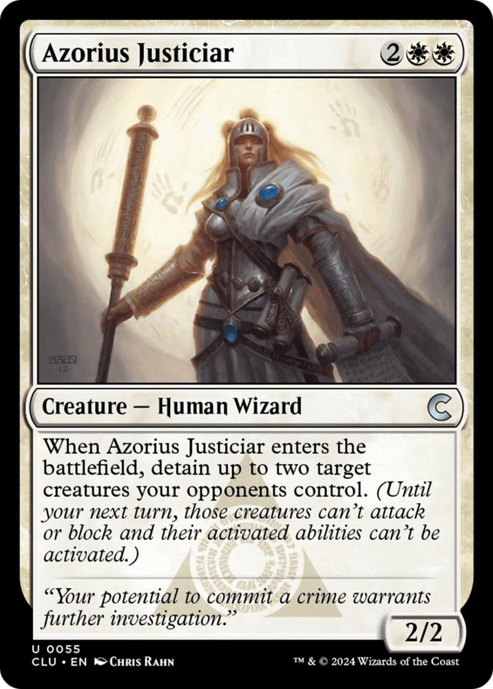 Azorius Justiciar [Ravnica: Clue Edition] 