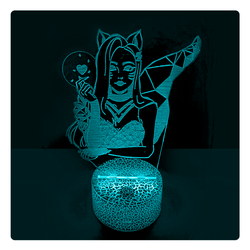Ahri KDA Cracked Base Led Lamp