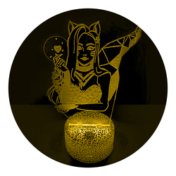 Ahri KDA Cracked Base Led Lamp