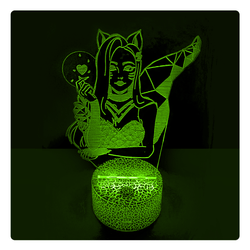 Ahri KDA Cracked Base Led Lamp