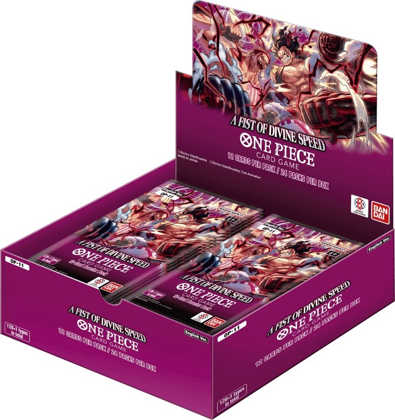 One Piece TCG: A Fist of Divine Speed - Booster Box Display Op11
