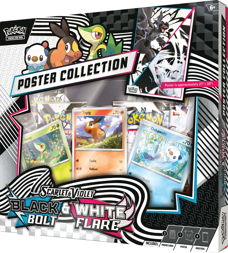 Pokemon TCG Scarlet & Violet 10,5 Black Bolt & White Flare - Unova Poster Collection
