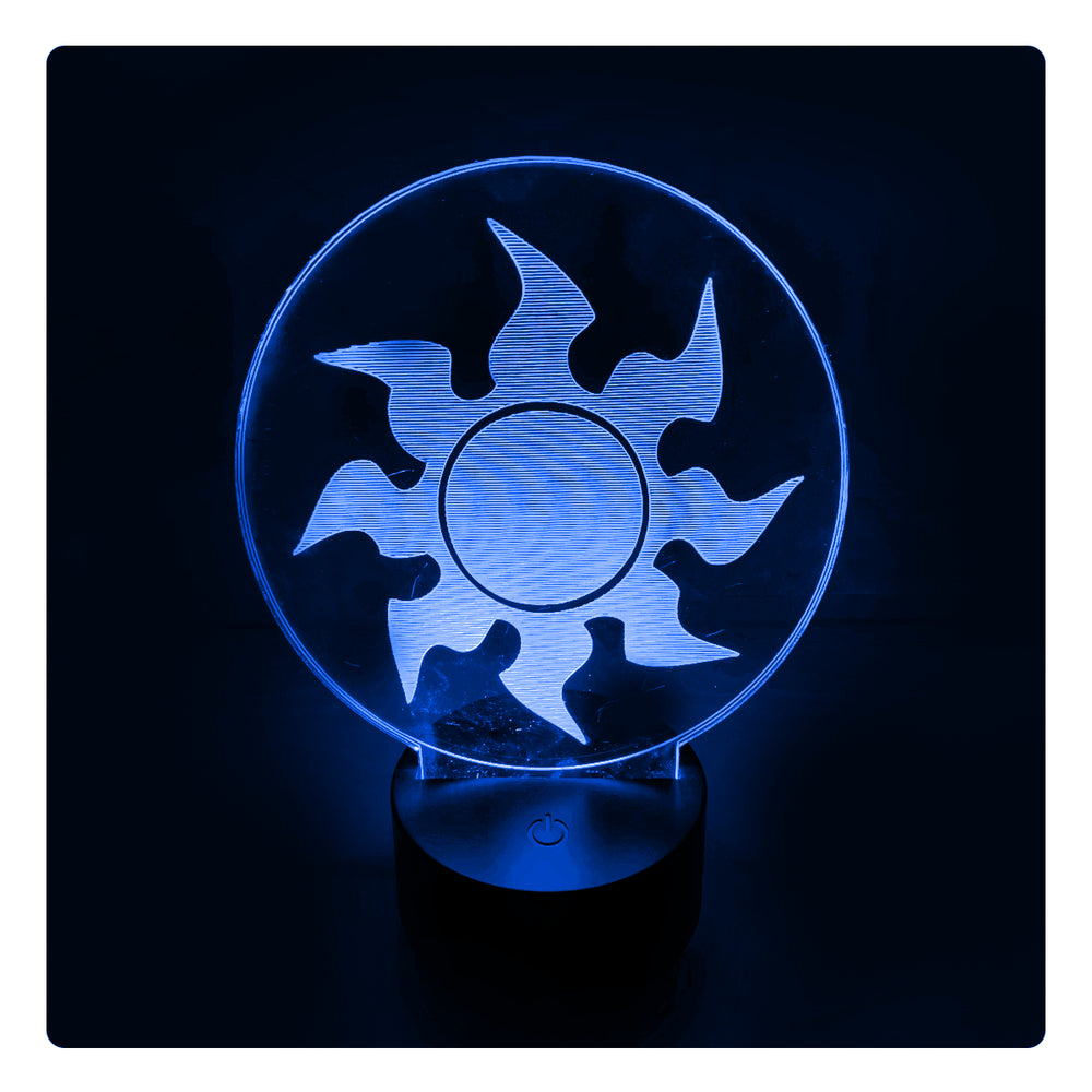 Lámpara Led MTG Símbolo Blanco Base Negra