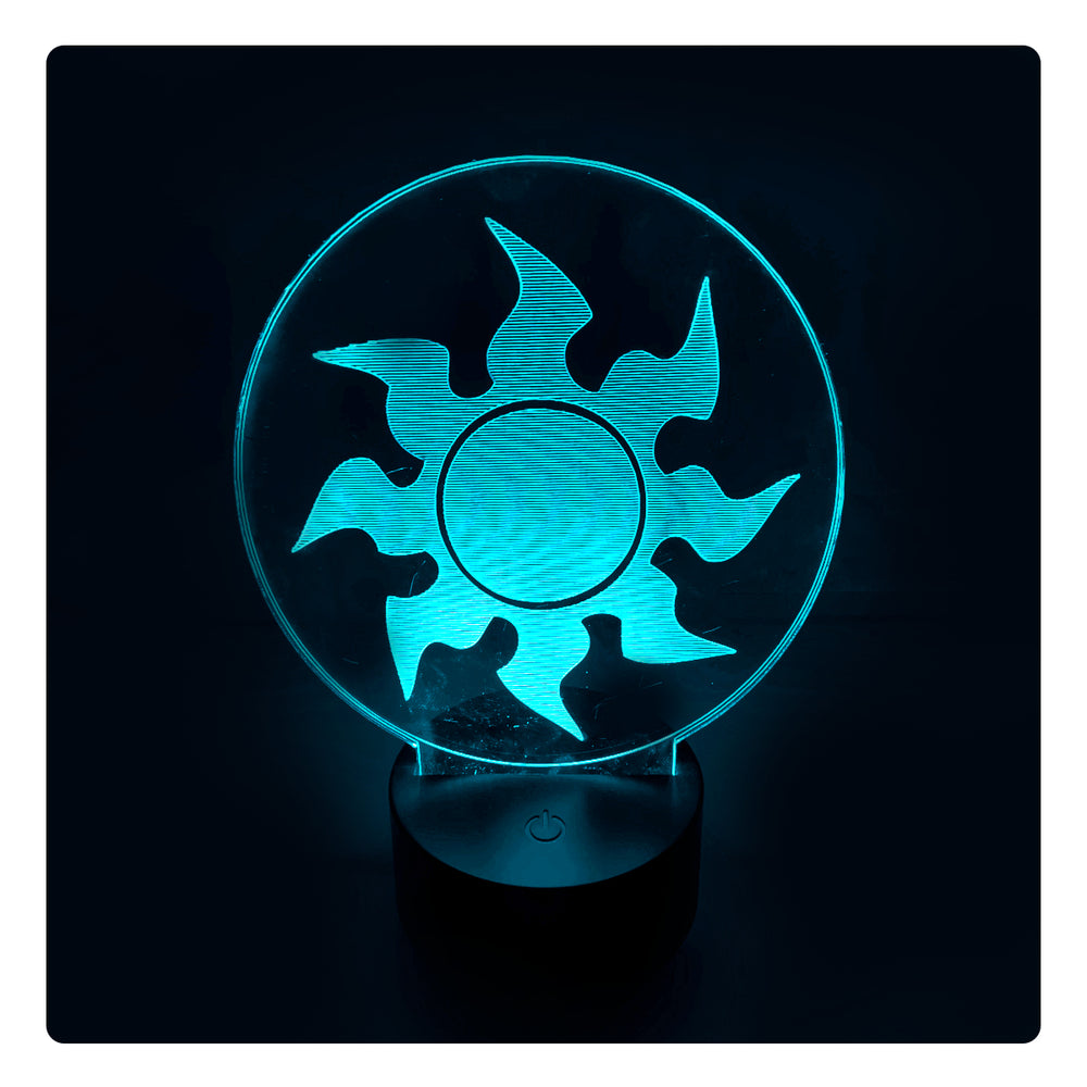 Lámpara Led MTG Símbolo Blanco Base Negra
