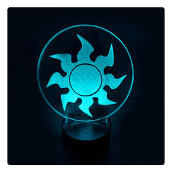 Lámpara Led MTG Símbolo Blanco Base Negra