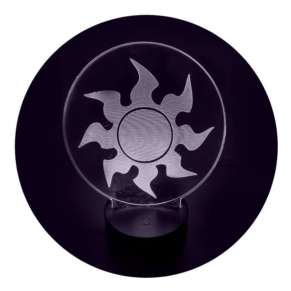 Lámpara Led MTG Símbolo Blanco Base Negra